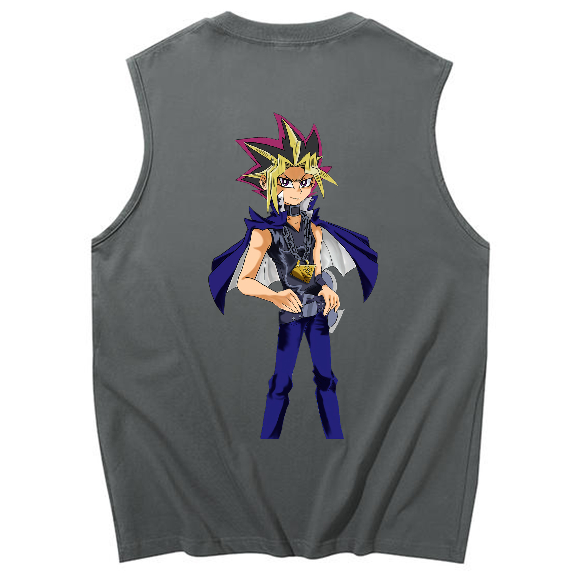 （画像用） 遊☆戯☆王 Yu-Gi-Oh! コットン100％タンクトップ（背面プリント）